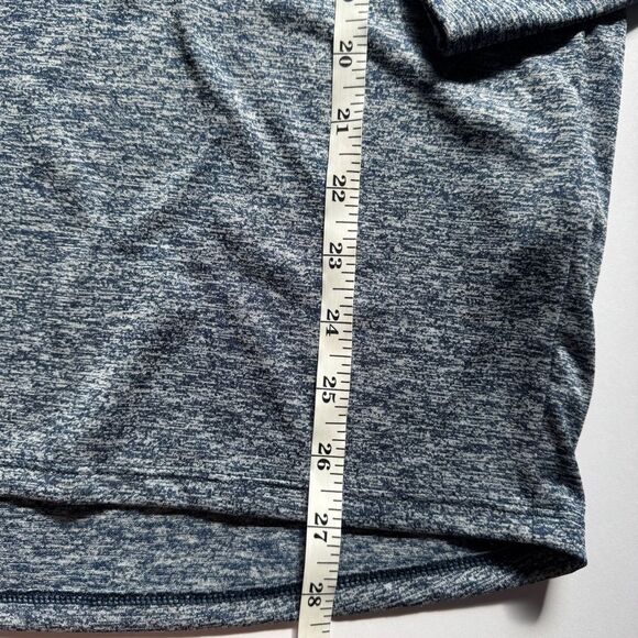 Under Armour Men's Tech 2.0 1/2 Zip-Up Heather Blue Size Medium - Picture 4 of 5